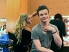 Heather Morris and Chris Colfer Glee Concert Photo