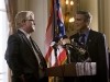 Philip Seymour Hoffman and George Clooney Photo