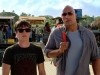 Josh Hutcherson and Dwayne Johnson Photo