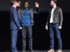 Robert Downey Jr, Chadwick Boseman and Chris Evans Photo