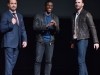 Robert Downey Jr, Chadwick Boseman and Chris Evans Photo