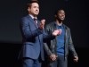 Robert Downey Jr and Chadwick Boseman Photo