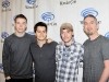 Will Poulter, Dylan O\'Brien, Wes Ball, and James Dashner Photo