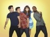 Max Greenfield, Jake Johnson, Zooey Deschanel, and Lamorne Morris Photo