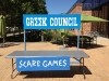 Greek Council Booth at Monster's University Junket
