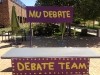 Debate Team Booth at Monster's University Junket