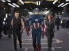Jeremy Renner, Chris Evans and Scarlett Johansson