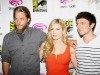 Travis Fimmel, Katheryn Winnick and George Blagden Photo