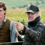 Jeremy Irvine and Steven Spielberg War Horse Photo Jeremy Irvine and Steven Spielberg War Horse Photo