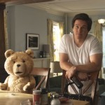 Ted and Mark Wahlberg in a scene from 'Ted' Ted and Mark Wahlberg in a scene from 'Ted'