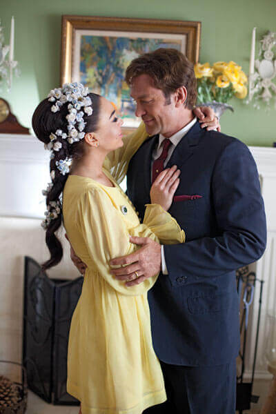 Lindsay Lohan (“Elizabeth Taylor”) and Grant Bowler (“Richard Burton”) Lindsay Lohan (“Elizabeth Taylor”) and Grant Bowler (“Richard Burton”) in Liz & Dick