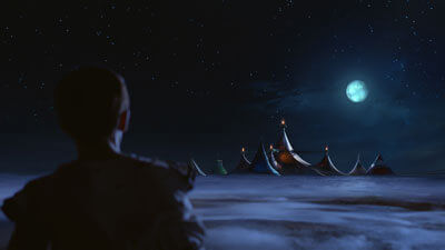 A scene from Cirque du Soleil Worlds Away A scene from Cirque du Soleil Worlds Away