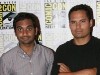 Aziz Ansari and Michael Pena Photo