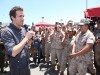 Ryan Reynolds and the Troops Photo