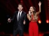 Michael Buble and Ariana Grande Photo