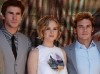 Josh Hutcherson, Jennifer Lawrence, and Sam Claflin Photo