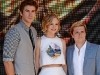 Liam Hemsworth, Jennifer Lawrence and Josh Hutcherson Photo