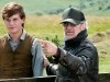 Jeremy Irvine and Steven Spielberg Photo