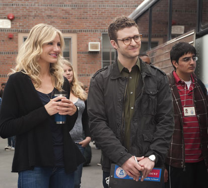 Cameron Diaz and Justin Timberlake in Bad Teacher