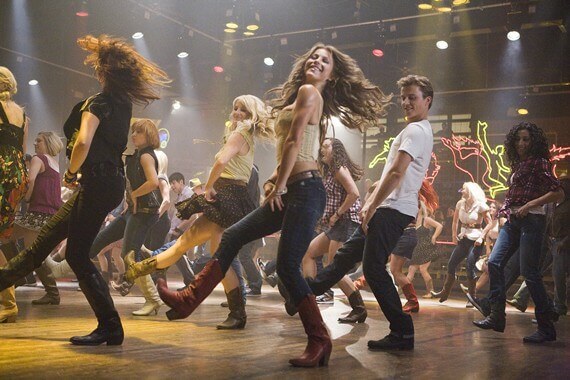 Julianne Hough and Kenny Wormald in Footloose