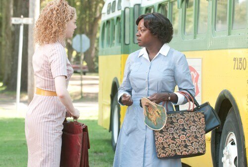 Emma Stone and Viola Davis in The Help