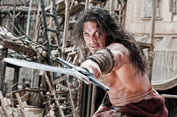 Jason Momoa in Conan the Barbarian