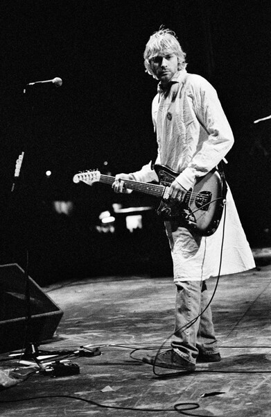 Kurt Cobain at the 1992 Reading Festival