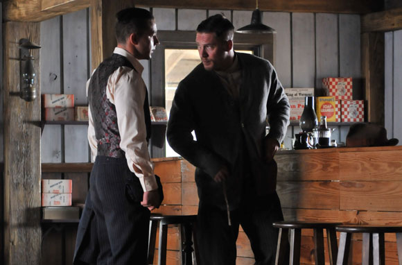 Shia LaBeouf and Tom Hardy in Lawless