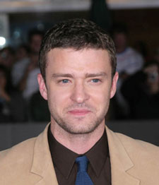Justin Timberlake at the In Time premiere