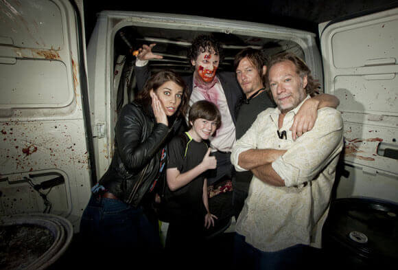 Walking Dead Cast at Halloween Horror Nights Maze