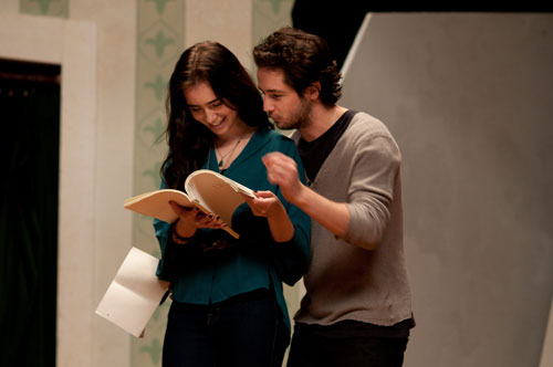 Lily Collins and Michael Angarano in The English Teacher Lily Collins and Michael Angarano in The English Teacher