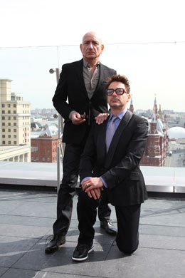 Ben Kingsley and Robert Downey Jr