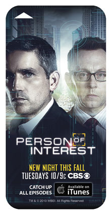 Person of Interest Comic Con Keycard