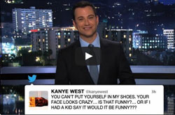 Jimmy Kimmel Responds to Kanye West's Tweets