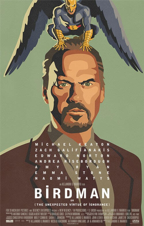 Birdman Poster Birdman Trailer and Poster