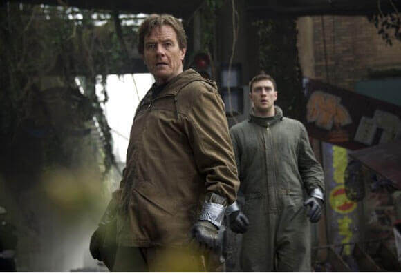 Bryan Cranston and Aaron Taylor Johnson Godzilla Interview