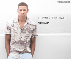 Keiynan Lonsdale is Uriah in Insurgent