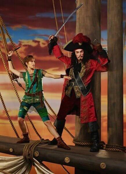 Christopher Walken as Captain Hook in Peter Pan Live!