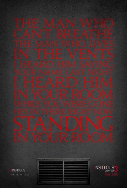 Insidious Chapter 3 Movie Poster