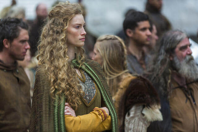 Alyssa Sutherland and Ben Robson Vikings Season 3 Interview