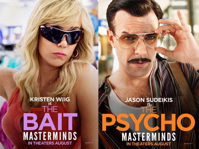 Masterminds Movie Character Posters