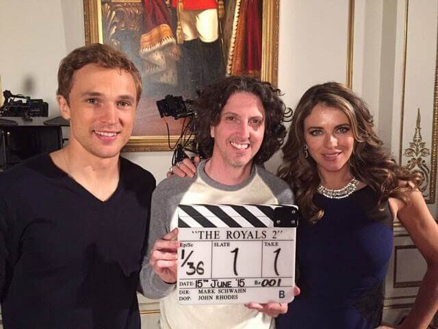 Royals Season 2 William Moseley Elizabeth Hurtley Mark Schwahn Photo