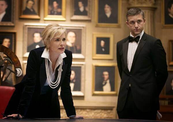 Sharon Stone and Jeff Hephner in Agent X