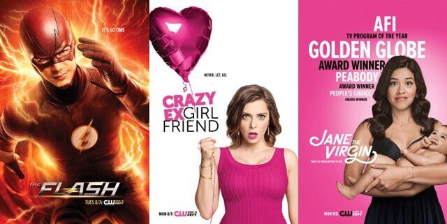 The Flash, Crazy Ex Girlfriend, Jane the Virgin Posters