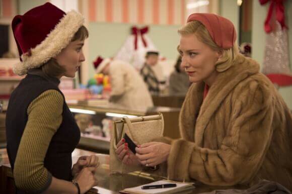 Carol Rooney Mara and Cate Blanchett