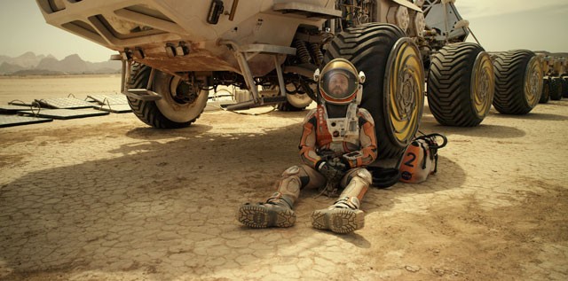 Matt Damon in the Martian