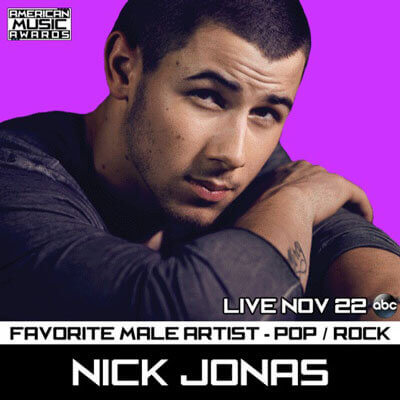 Nick Jonas 2015 American Music Awards