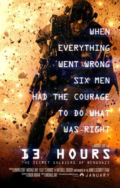 13 Hours Secret Soldiers of Benghazi Poster