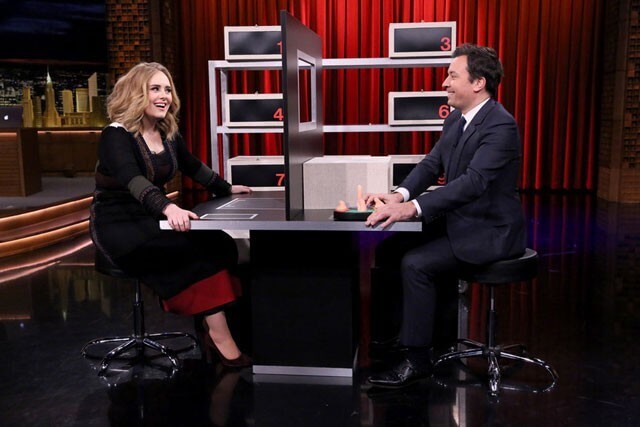 Adele and Jimmy Fallon