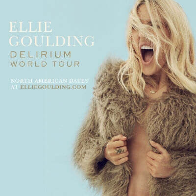 Ellie Goulding Delirium World Tour poster